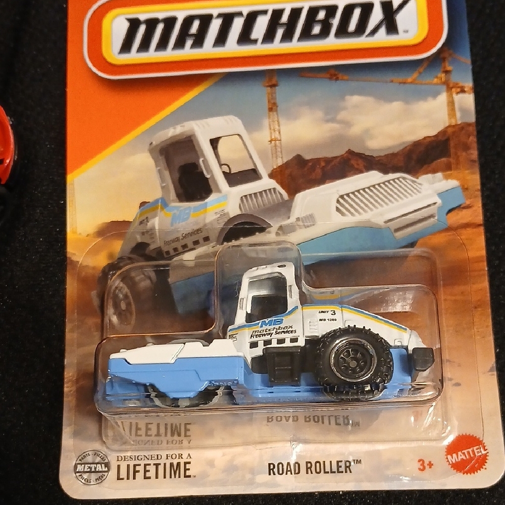 Road Roller Matchbox Construction Vehicle